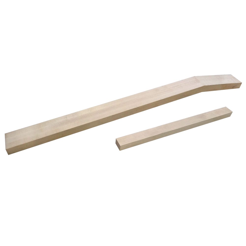 Hosco Blank Bass Neck for Bolt on, (230mm+720mm) x 70 x 25mm