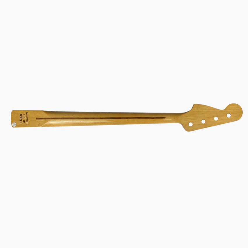 Jazz Bass Replacement Neck, With Black Binding & Black Block Inlays