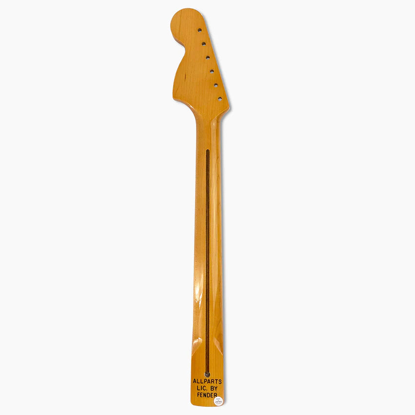 Large Headstock Stratocaster Replacement Neck, Solid Maple, with Finish