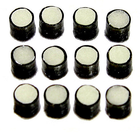 Glow-in-the-dark 2.3 mm Side Dots, Pack of 12