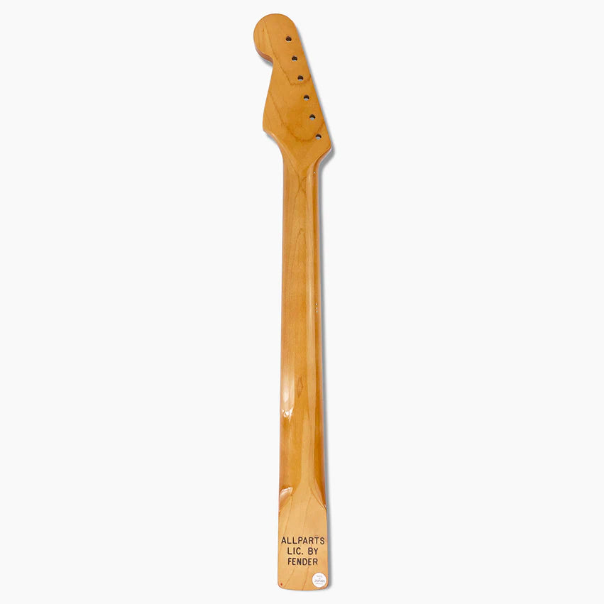 Replacement Rosewood Neck for Strat, with Nitro Finish Topcoat, 21 Tall Frets