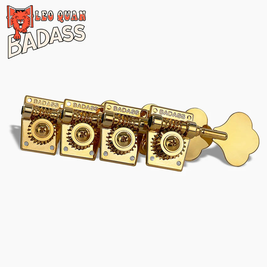 Leo Quan® Badass OGT™ Bass Keys, Open Gear Large Post, 4-in-line set