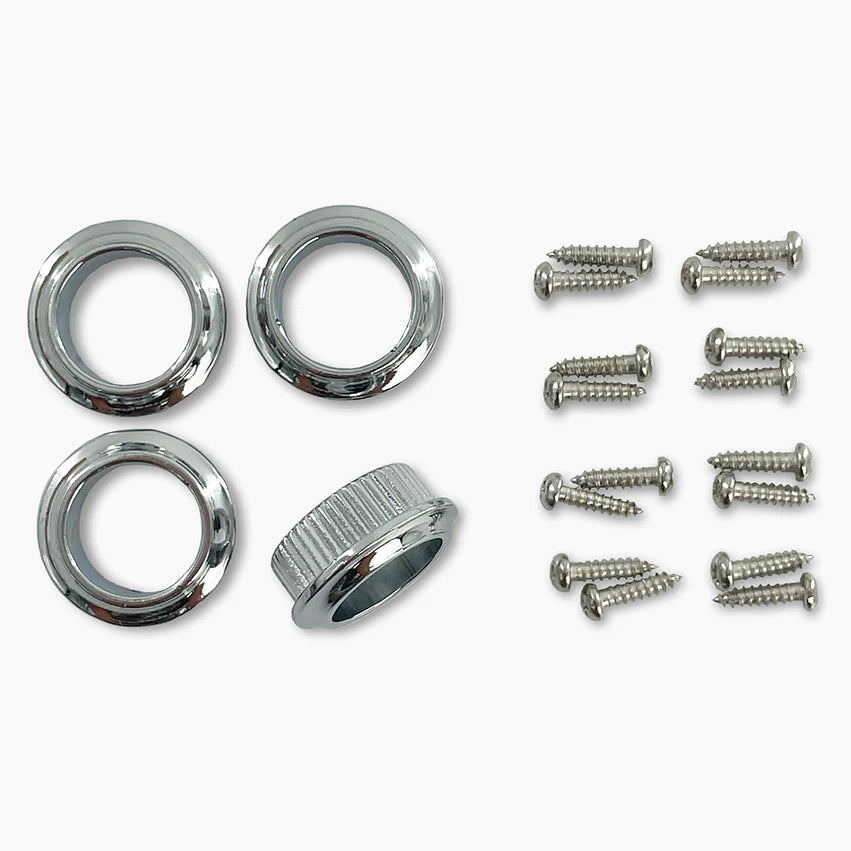 Leo Quan® Badass OGT™ Bass Keys, Open Gear Large Post, 4-in-line set
