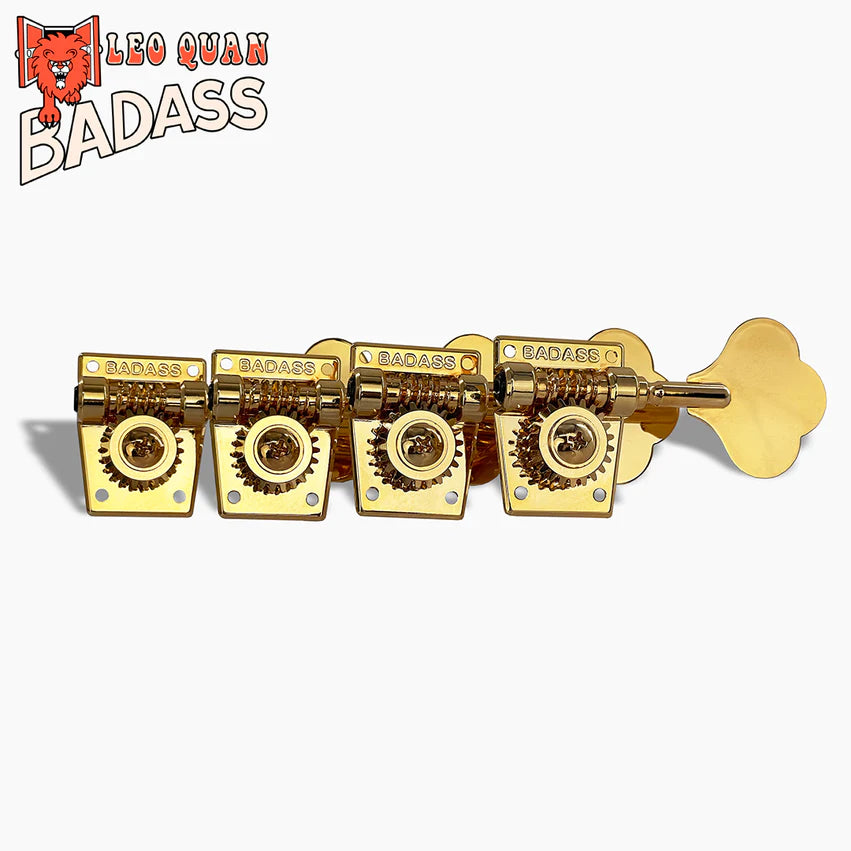 Leo Quan® Badass OGT™ Bass Keys, Open Gear Small Post, 4-in-line set