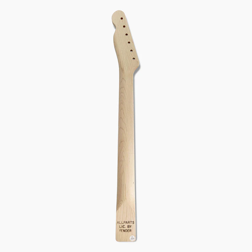 Replacement Rosewood Vee Profile Neck for Tele, No finish, 21 Frets