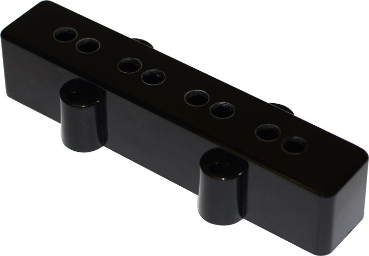 Jazz Bass Neck Pickup Cover 63mm Black - Single, Mojotone