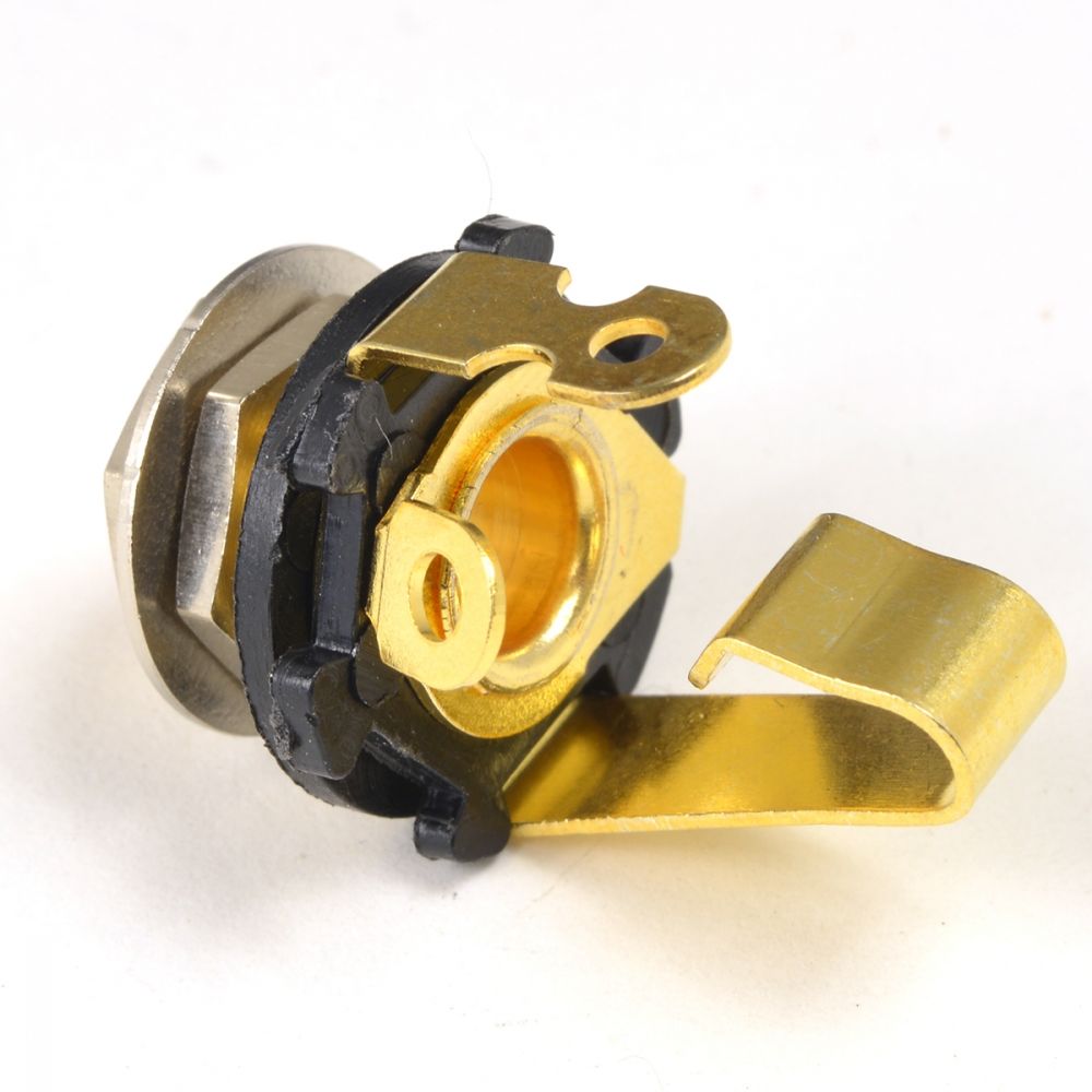 Tone Up Spring Bronze gold alloy plated mono Jack Socket