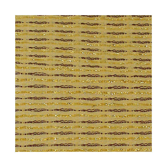 Amp grill cloth - Fender Style - beige brown w/gold stripe 26" width (per yard)