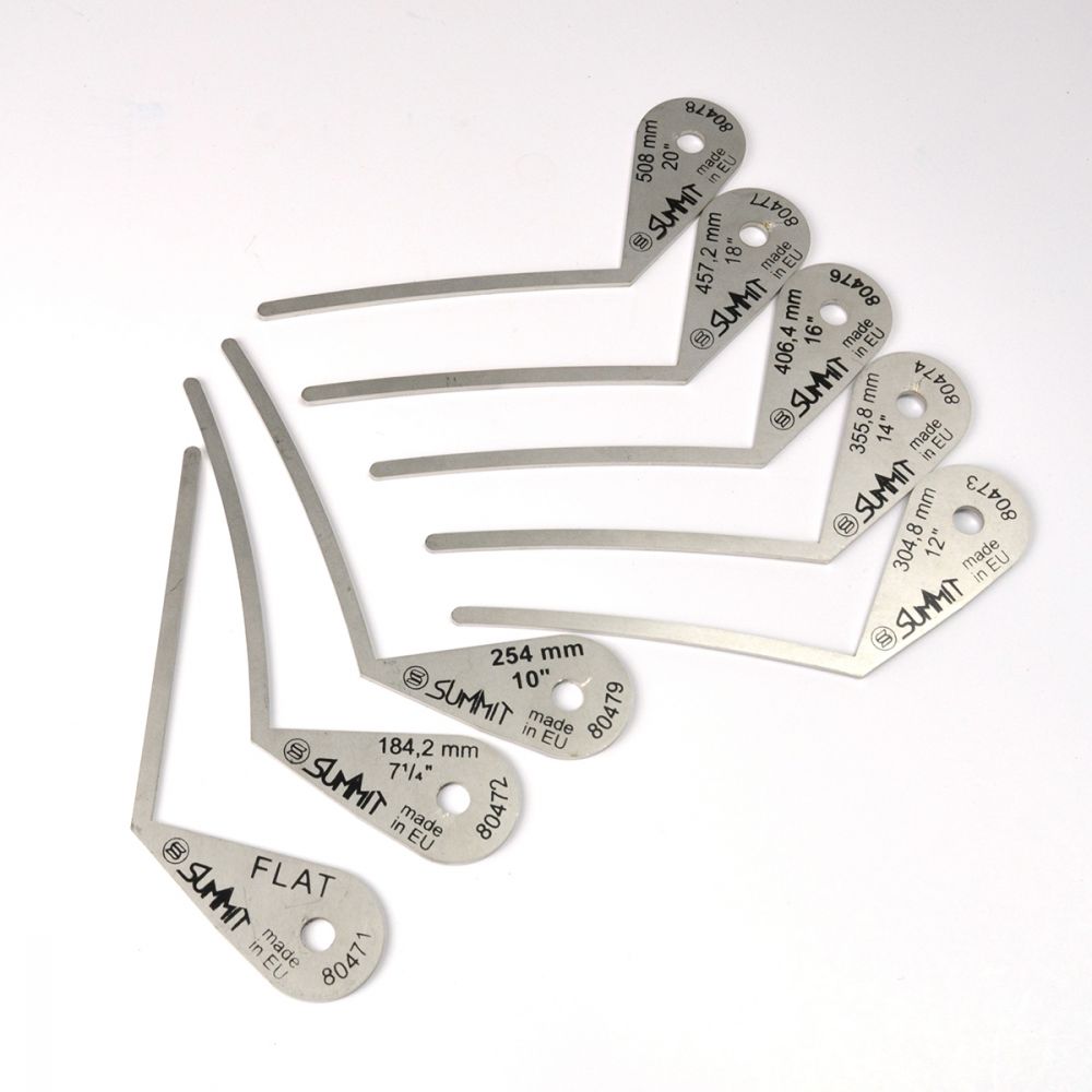 Summit Under String Radius Gauge, Set of 8