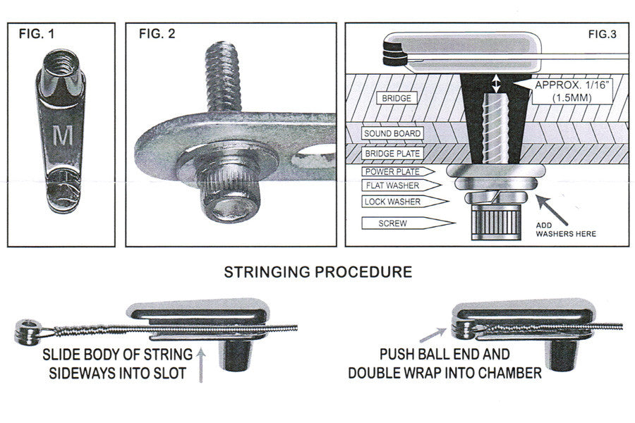 Power Pins® Acoustic Stringing System