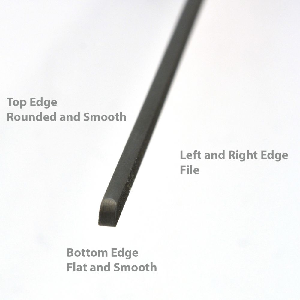 Fret End Dressing File, 16cm total length