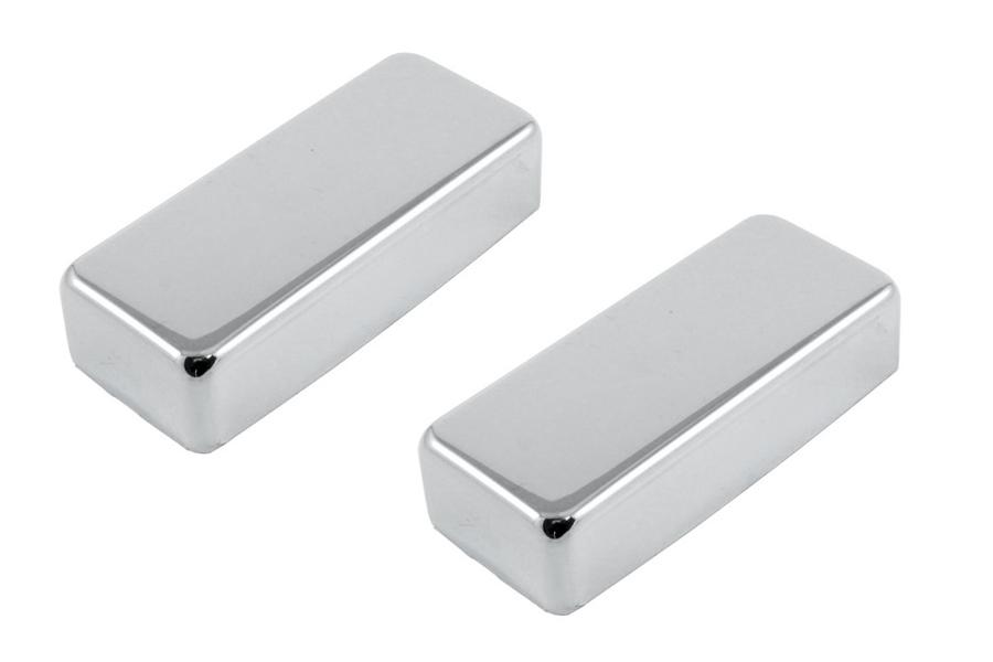 Mini humbucking pickup covers - set - no holes