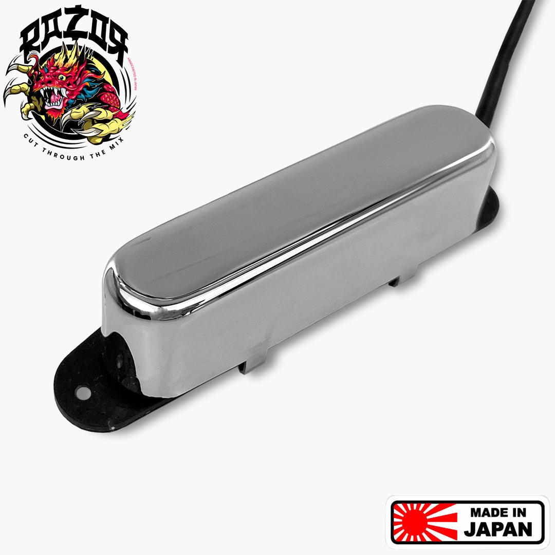 Razor® Hihō Hidden Gem Single-Space Stacked Humbucking Neck Pickup For Telecaster® - Chrome