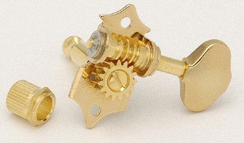 Gotoh open gear tuning keys 3x3 w scalloped buttons