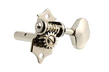 Gotoh open gear tuning keys 3x3 for slot head w scalloped buttons