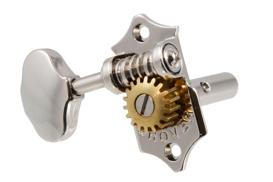 Tuning Keys - Grover Sta-Tite tuners H97-18NA for slot head - scalloped buttons - 3 x 3