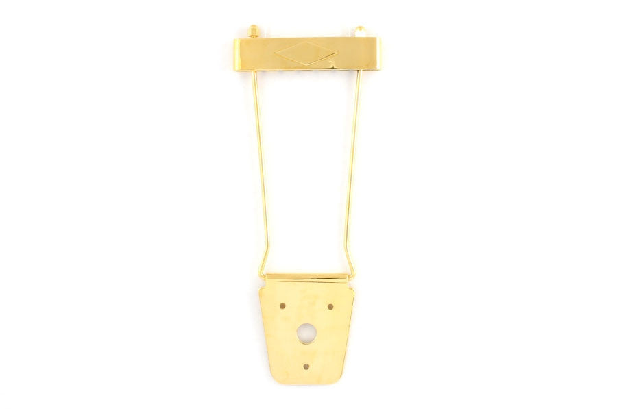Trapeze tailpiece w larger 4-hole plate for thick bodies 5-1/2 inch long
