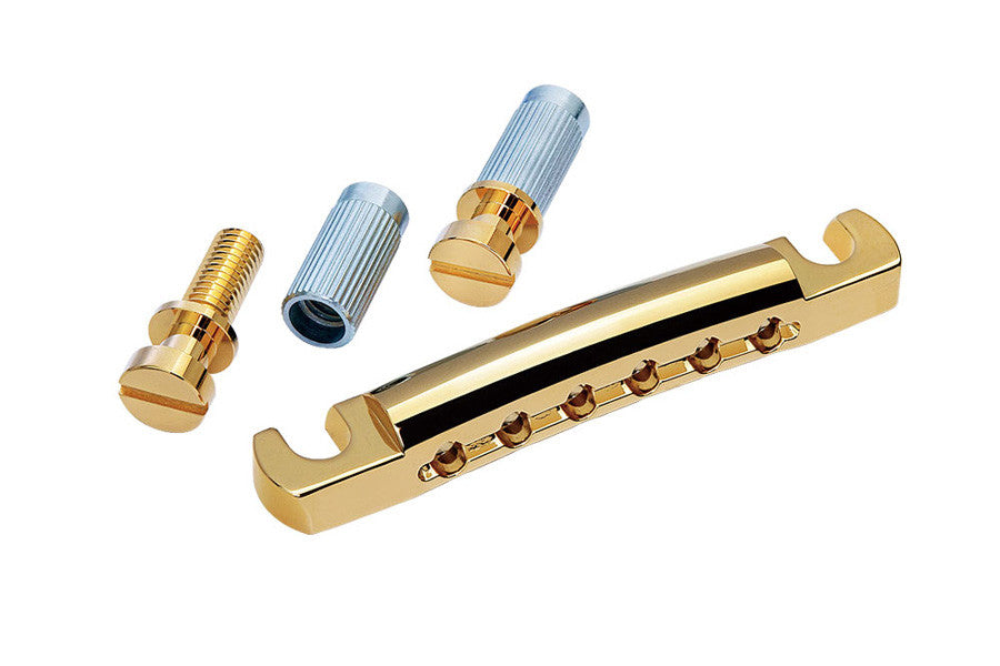 Featherweight stop tailpiece w USA thread studs & anchors