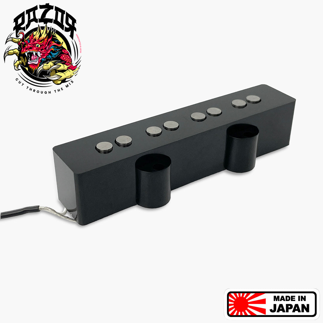 Razor® Mangetsu Full Moon Neck Pickup for Jazz Bass® - Black