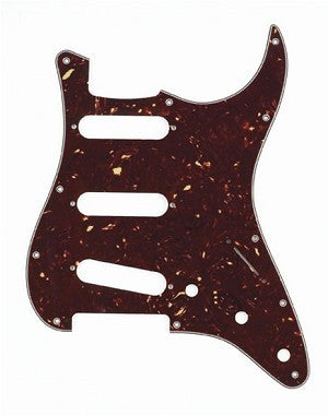 Pickguard for Strat - 11 screw holes - Vintage tortoiseshell nitrate