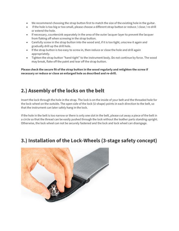 Strap Lock Set - SCHALLER 445 S-LOCK SYSTEM