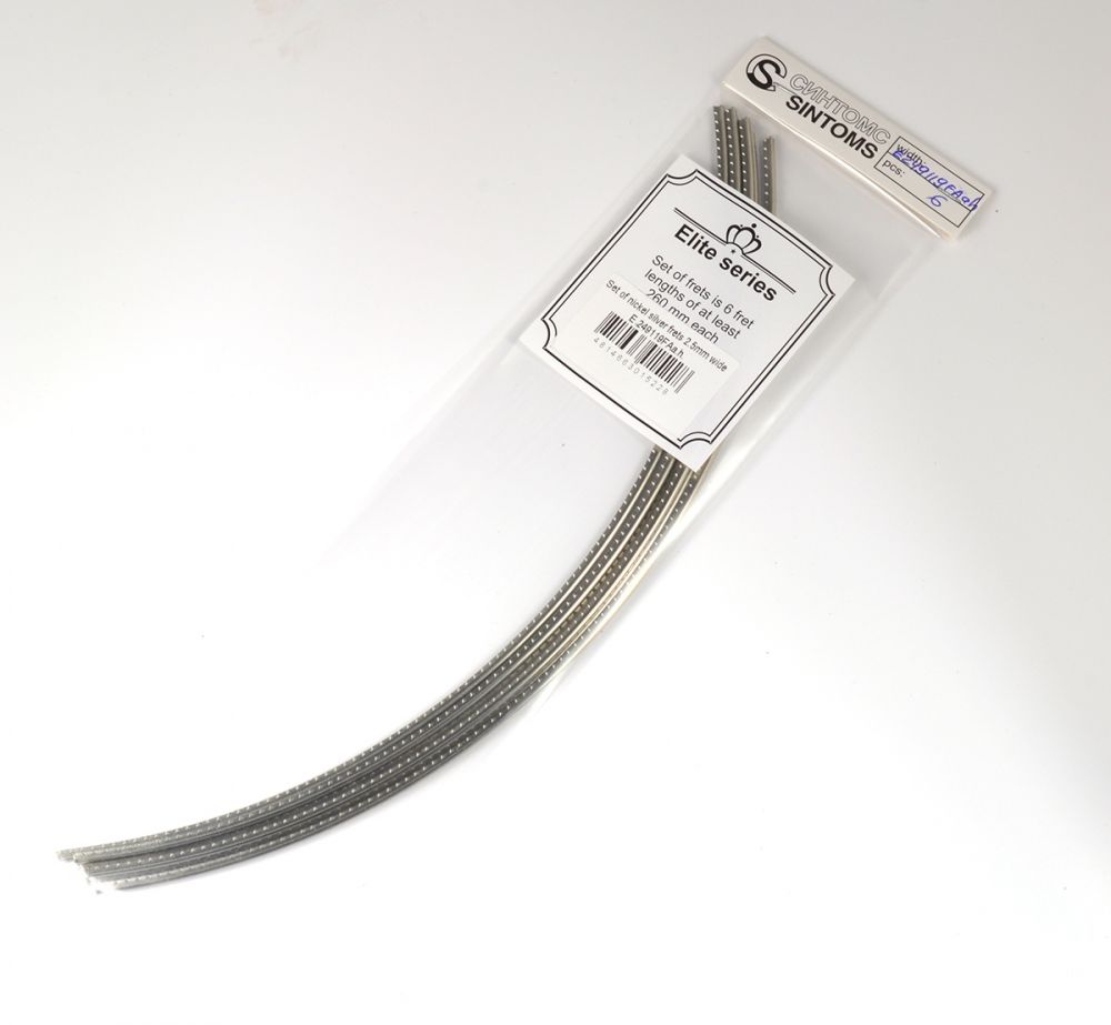 Sintoms Elite Fret 2.5mm crown width. 25% Nickel