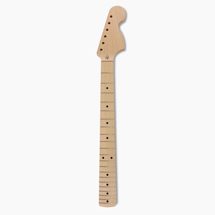 Large Headstock Neck for Stratocaster, Solid Maple, No Finish