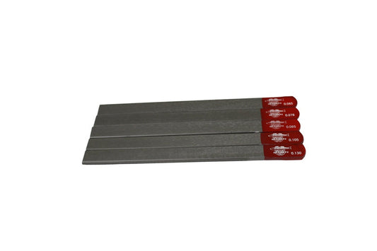 Nut Slotting File Set for Bass (6 pieces) (.048-.130)
