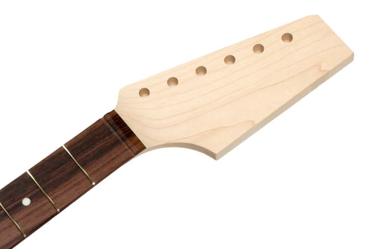 Paddlehead Guitar Neck With Square Heel, 21 Frets, Rosewood