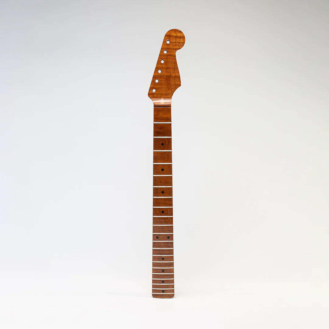 Allparts Select "Licensed by Fender®" AAA+ Roasted Flame Maple Vintage Spec Replacement Neck for Stratocaster® - Nitro Finish - Soft V Shape