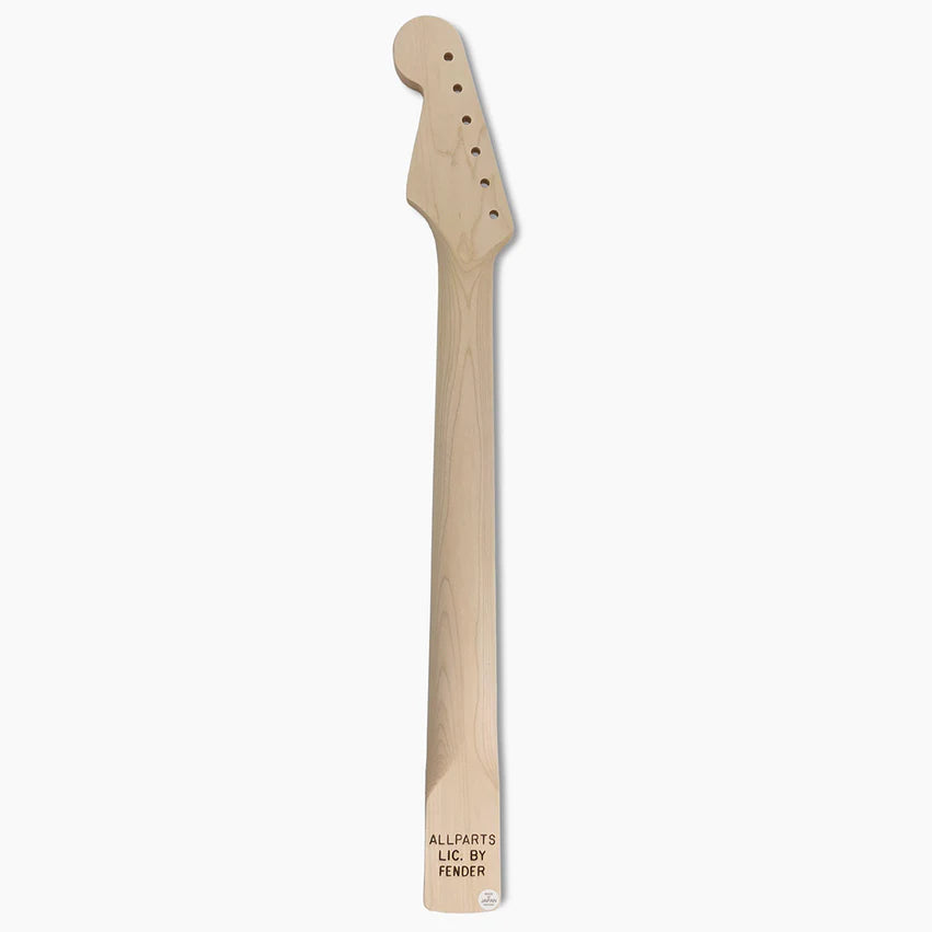 Replacement Rosewood Neck for Strat, No Finish, 10 Inch Radius