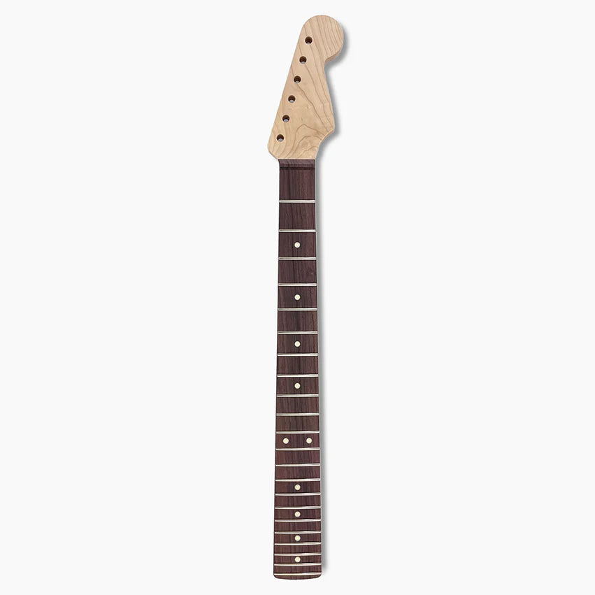 Replacement Neck For Strat With Rosewood Fingerboard , No Finish, 22 fret