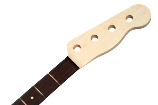 Replacement Rosewood Neck for Tele Bass, No Finish