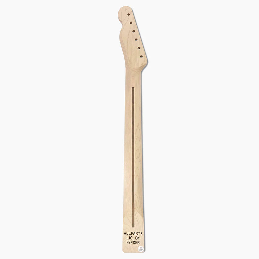 Replacement Neck for Telecaster, Solid Maple, 22 Frets, No finish