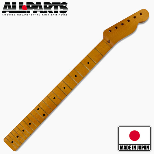 Replacement Chunky Ultra Thin Finish Neck for Telecaster, Maple, 21 Frets