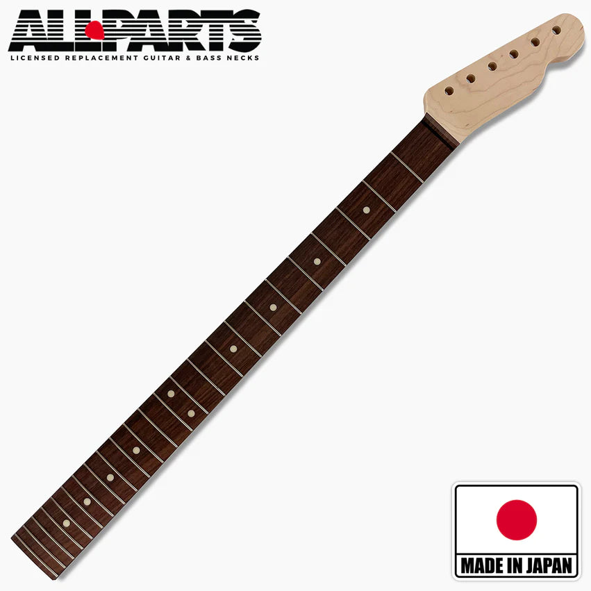 Baritone Neck for Telecaster, 24 Frets, Maple with Rosewood Fingerboard