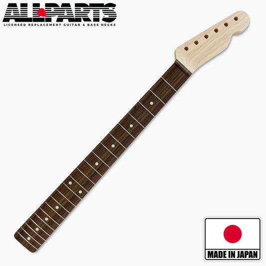 Replacement Chunky Rosewood Neck for Tele, No Finish, 21 frets