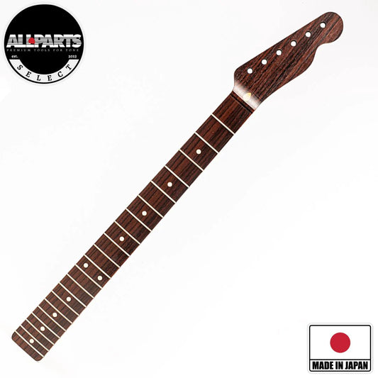 Allparts Select "Licensed by Fender®" 1-Piece Rosewood "VIN-MOD" Replacement Neck for Telecaster® - Thin Poly Finish