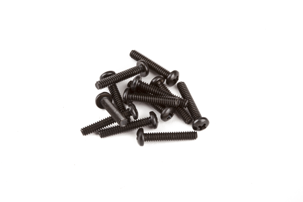Intonation Screws, American Deluxe/Elite Strat®/Tele®, Short 4-40 x 5/8 (15.8mm) , Philips, Black (Pack of 12) - Genuine Fender