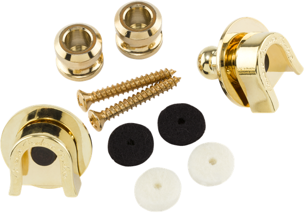 Security Strap Locks, Gold - Genuine Fender