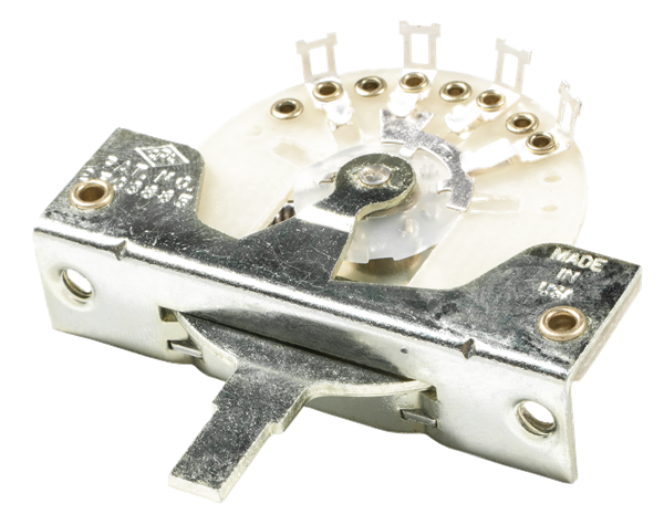 Pure Vintage 3-Position Pickup Selector Switch with Mounting Hardware