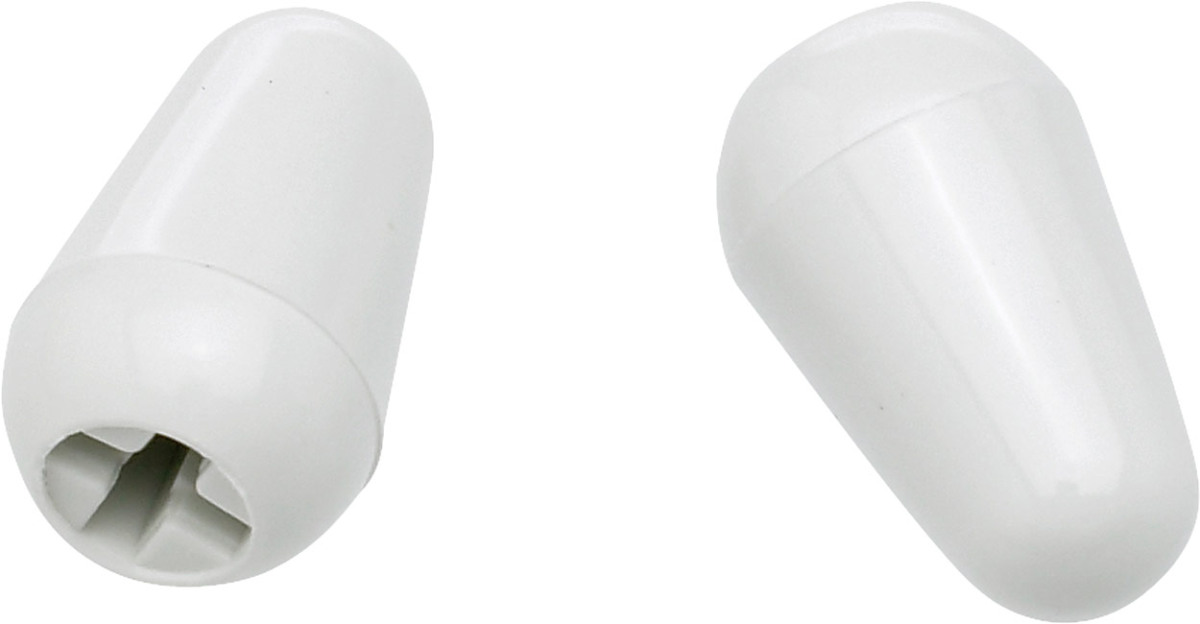 Stratocaster® Switch Tips, White (2) - genuine Fender