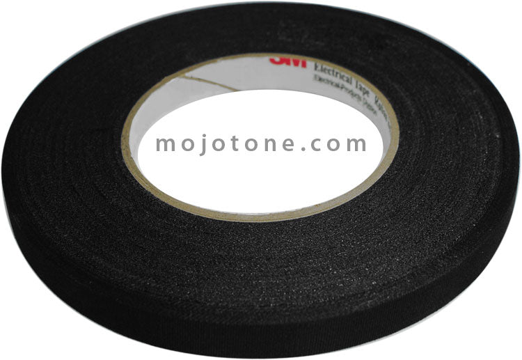 3M #11 Black Cloth Pickup Coil Tape (.450" x 72 yards)