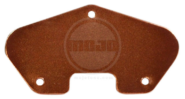 Tele Copper Plated Steel Baseplate, Mojotone, Sold Separately