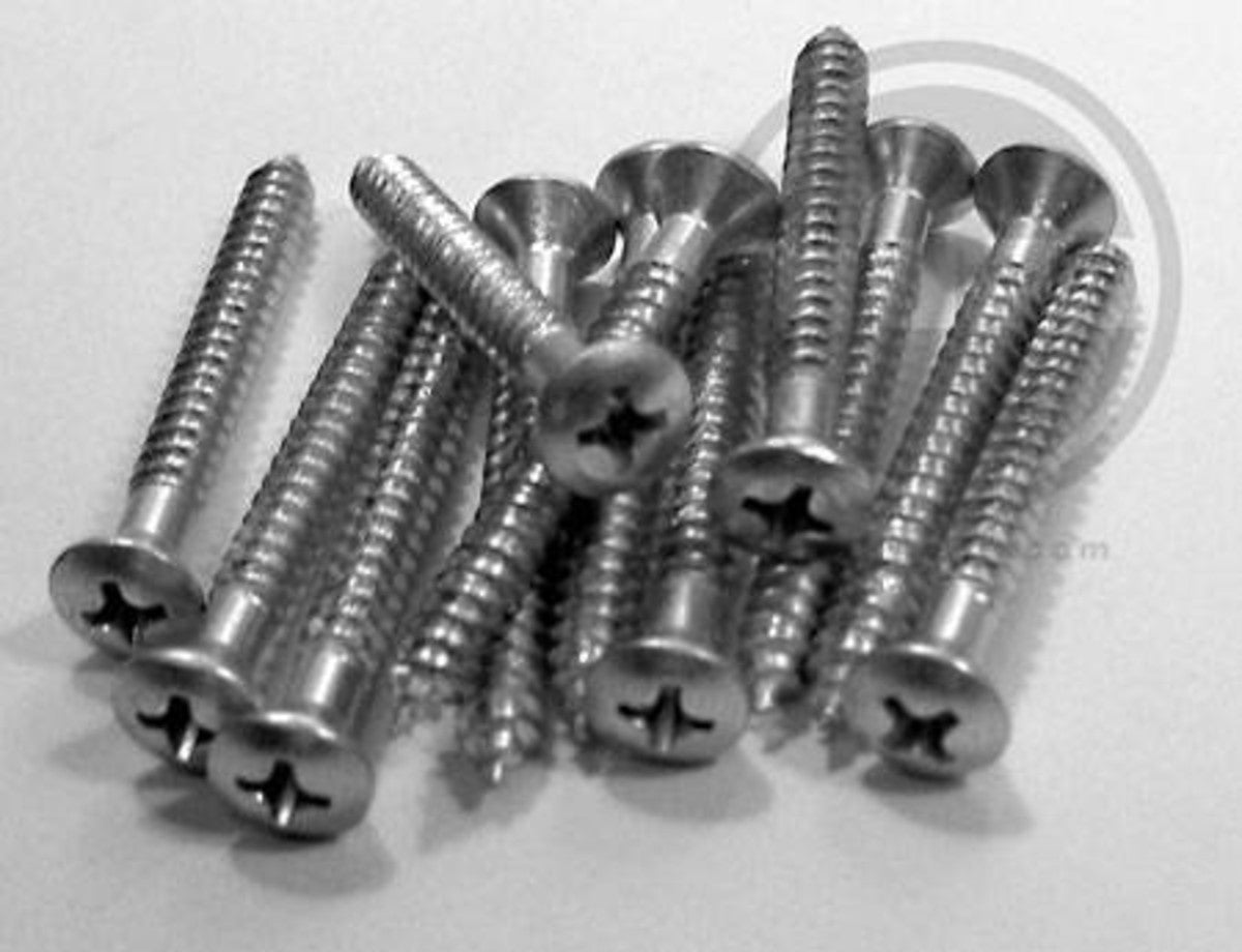Blackface Style Baffle Mounting Screw, (Pack of 12)