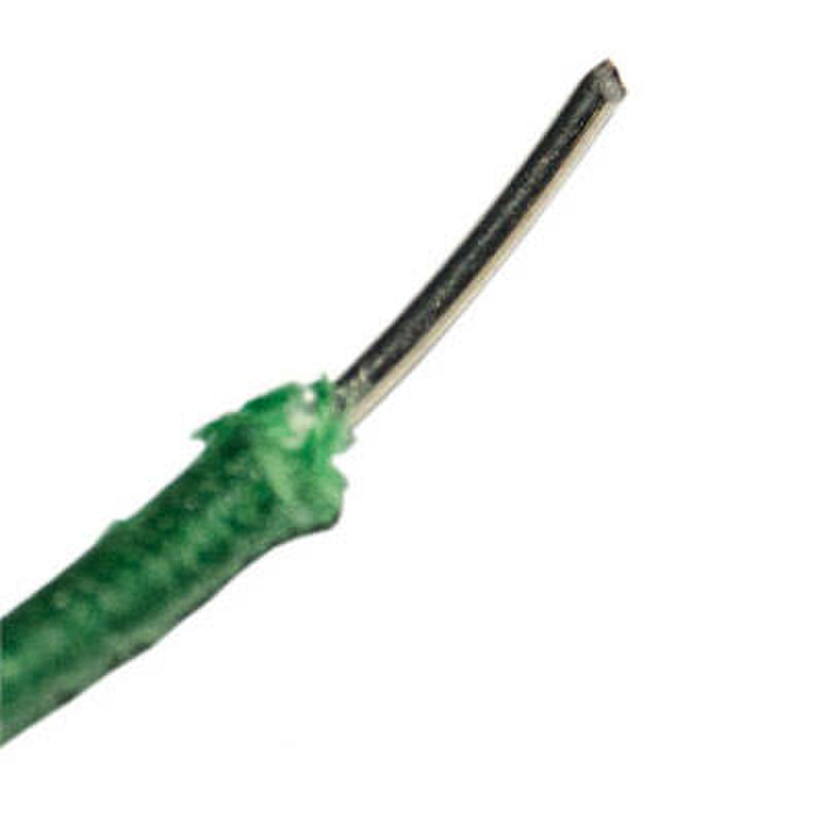 18-Ga Solid Green Cloth Covered Heater Pushback Wire, Mojotone, Sold by the Foot