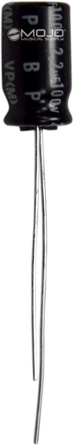 Amp capacitor - radial electrolytic -  non-polar – 2.2uF @ 100V