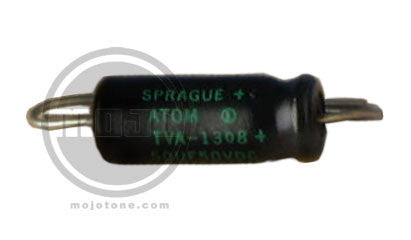 Sprague Axial Electrolytic Capacitor, 50uf @ 50 vdc (TVA 1308)