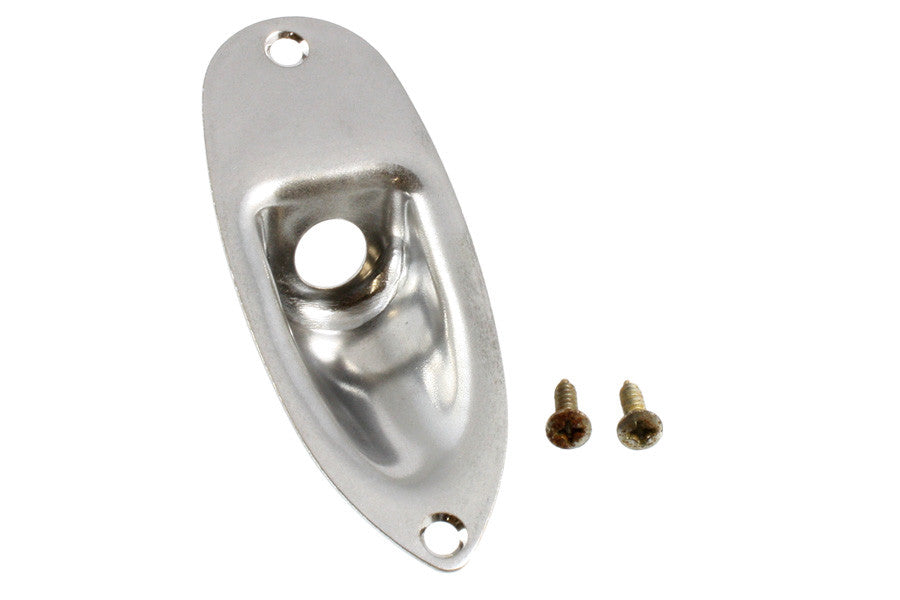 Jackplate for Stratocaster® - Aged Chrome