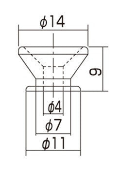 Strap Buttons, Dims